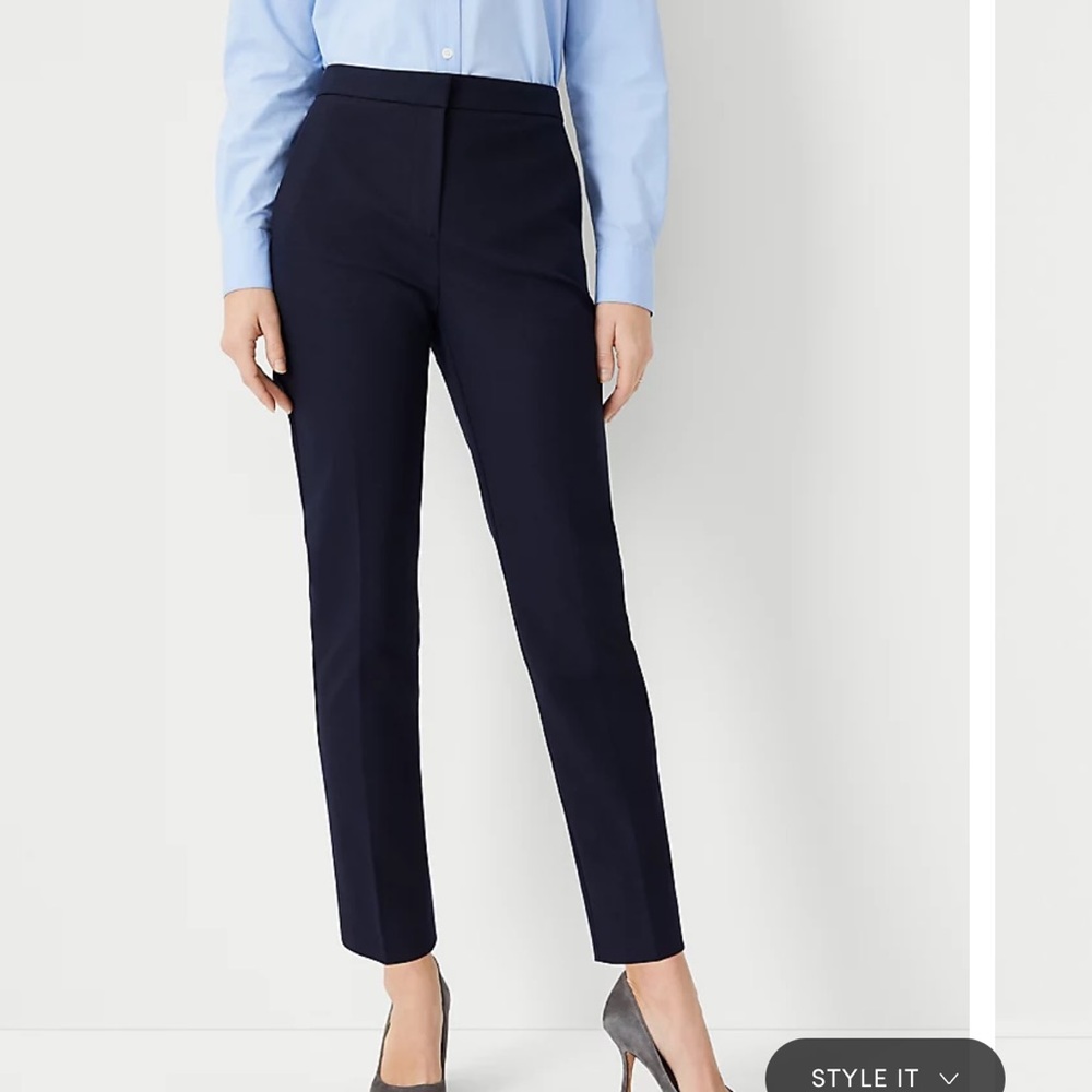 Ann Taylor The Petite High Waist Ankle Pant